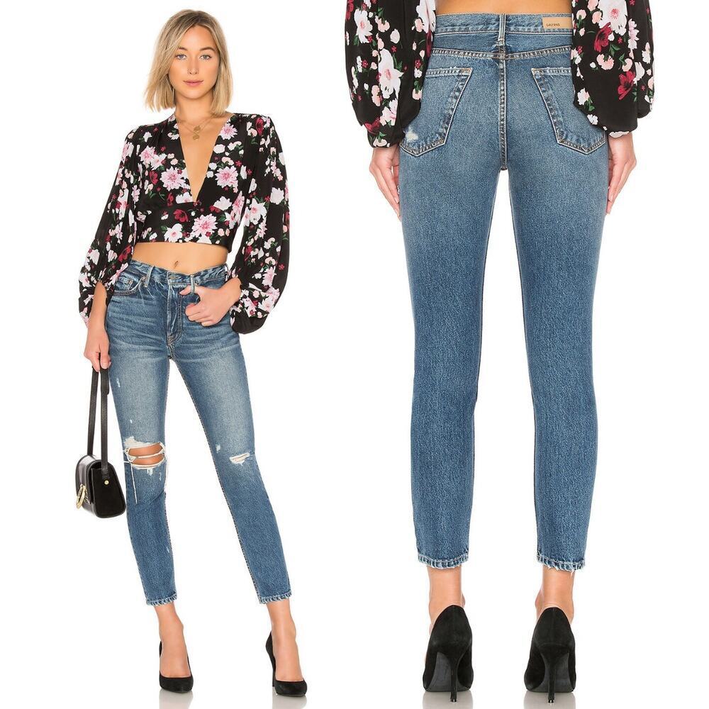 GRLFRND Karolina High-Rise Skinny Size 24 More Life